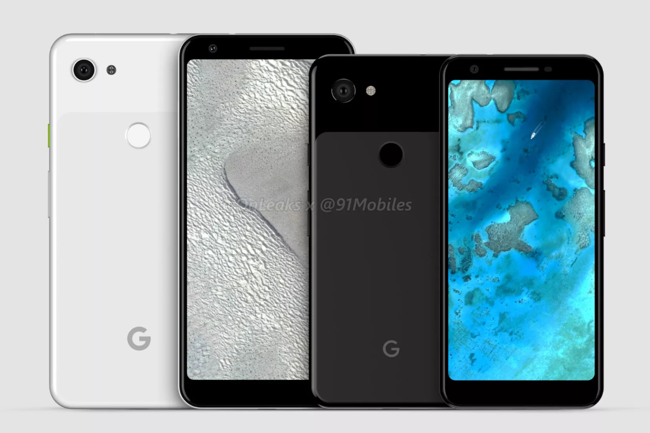Google Pixel 3a and Pixel 3a XL CAD-based renders - Google's midrange Pixel 3a & 3a XL have just been detailed extensively
