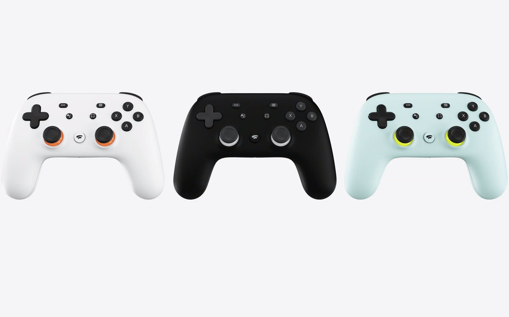 The Stadia controller - Google&#039;s new Stadia service allows users to play video games on the go (yes, on smartphones)