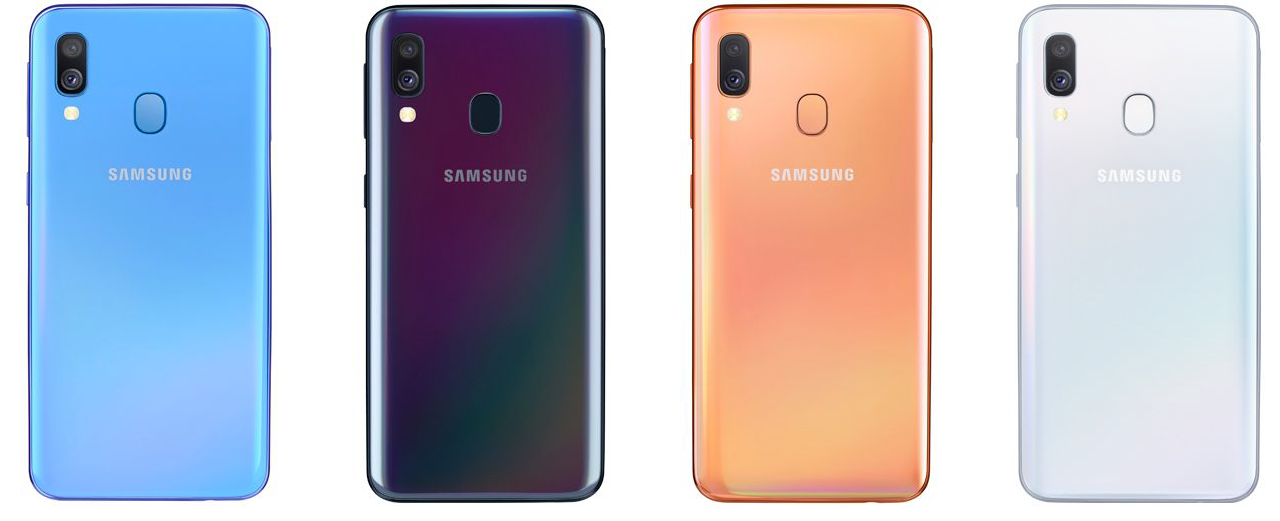 Samsung Galaxy A40 with dual rear cameras, Android Pie launched - Times of  India