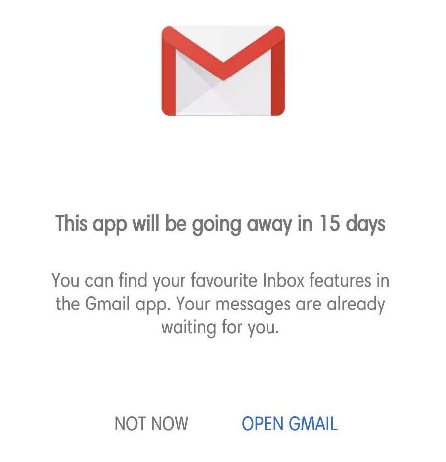 Inbox gets its official shutdown date and Google lies to users about Gmail