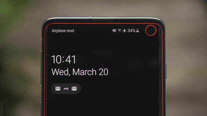Samsung can't say if the S10's camera ring animation will be used as notification light 'at this stage'