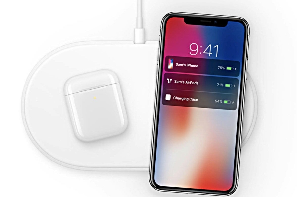 The original Apple AirPower marketing image - New AirPower image with iPhone XS and AirPods found on Apple's website
