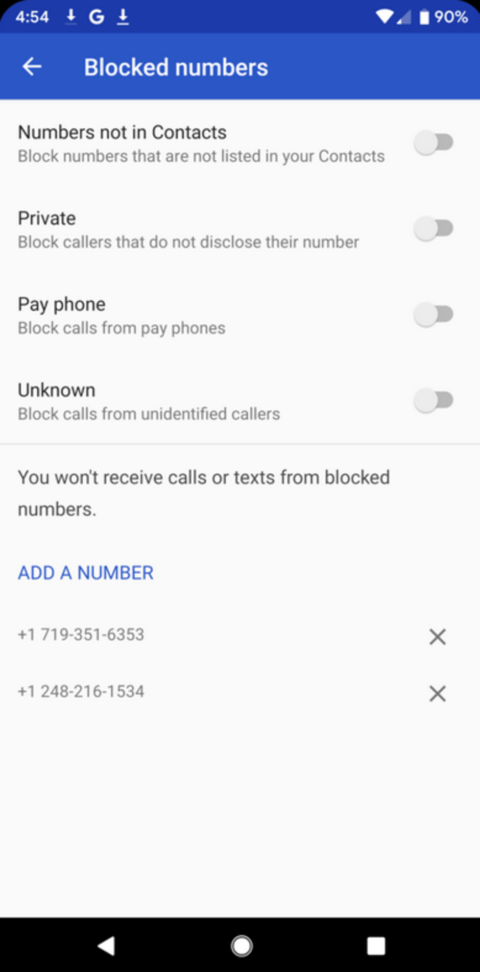 New settings page shows options that Android users might soon have to guard against scam calls - New feature coming to Android can stop you from getting ripped off
