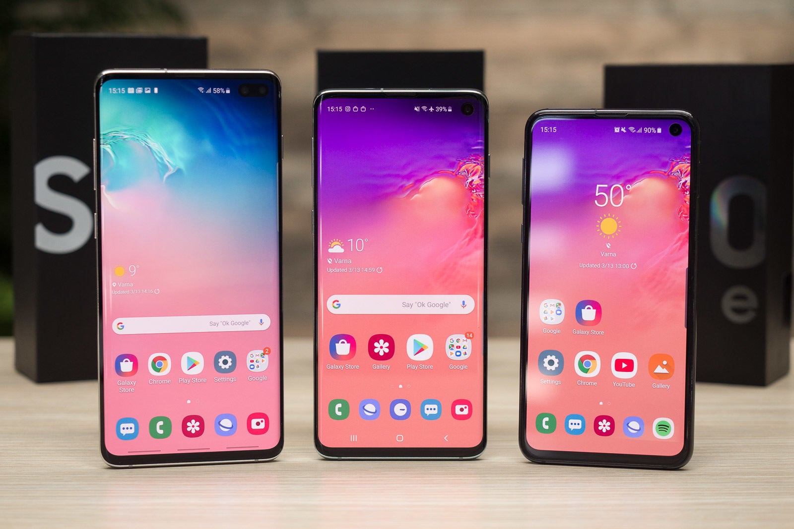 The Samsung Galaxy S10 series - The Galaxy S10 is hugely outperforming the Galaxy S9 in yet another market