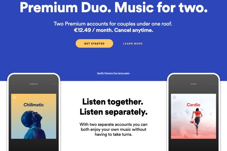 Spotify is going after couples with affordable Premium Duo plan