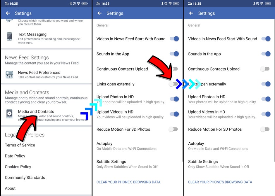 Facebook and Messenger: how to open links in external browser - PhoneArena