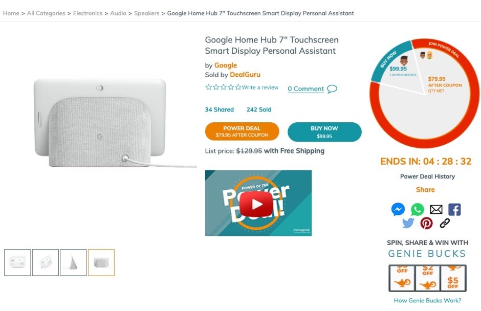 Bonkers Google Home Hub deal slashes its price by nearly 50 percent
