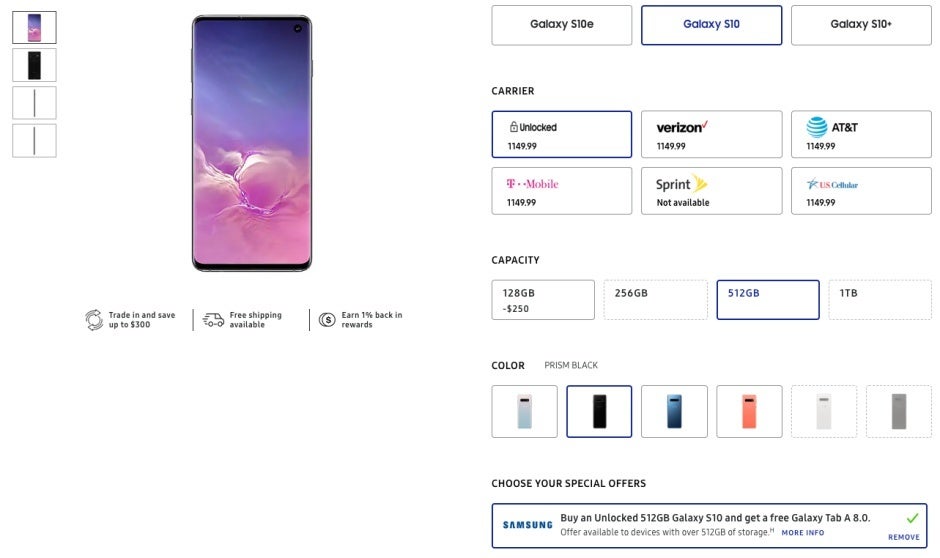 Freebies galore, as Samsung kicks off a bunch of new Galaxy S10, S10e, and S10+ deals