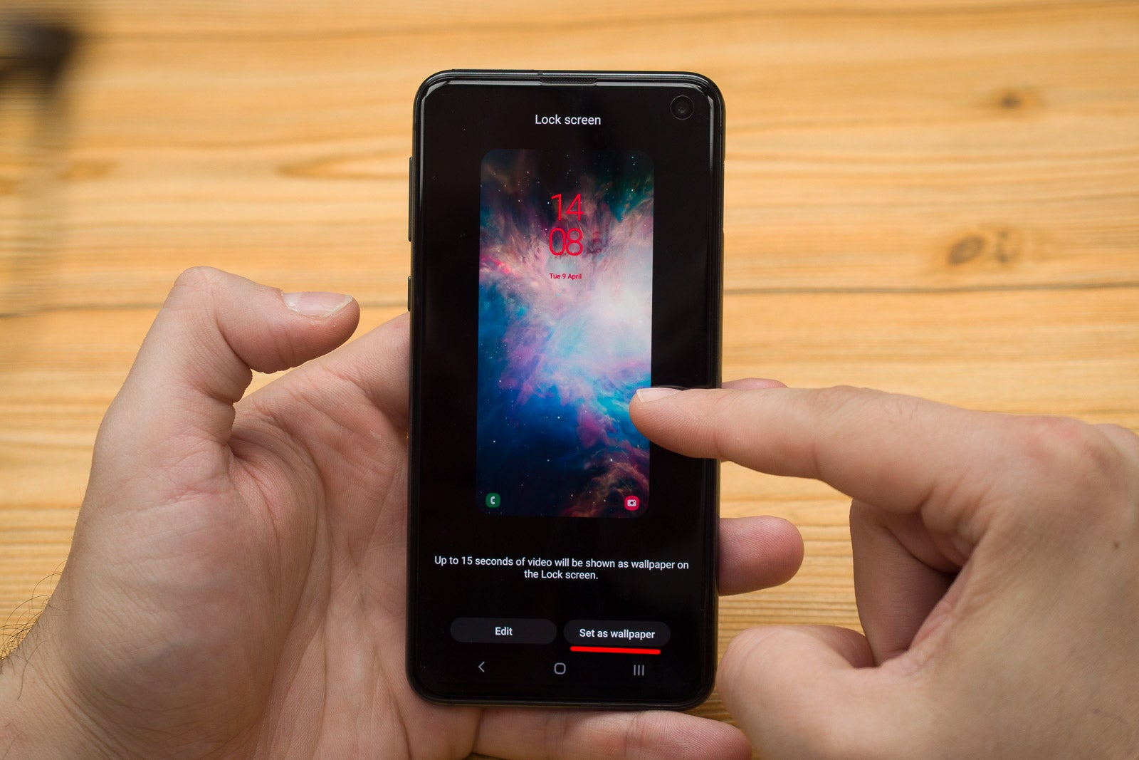 How to set a video lockscreen on the Galaxy S10, S10+, or S10e