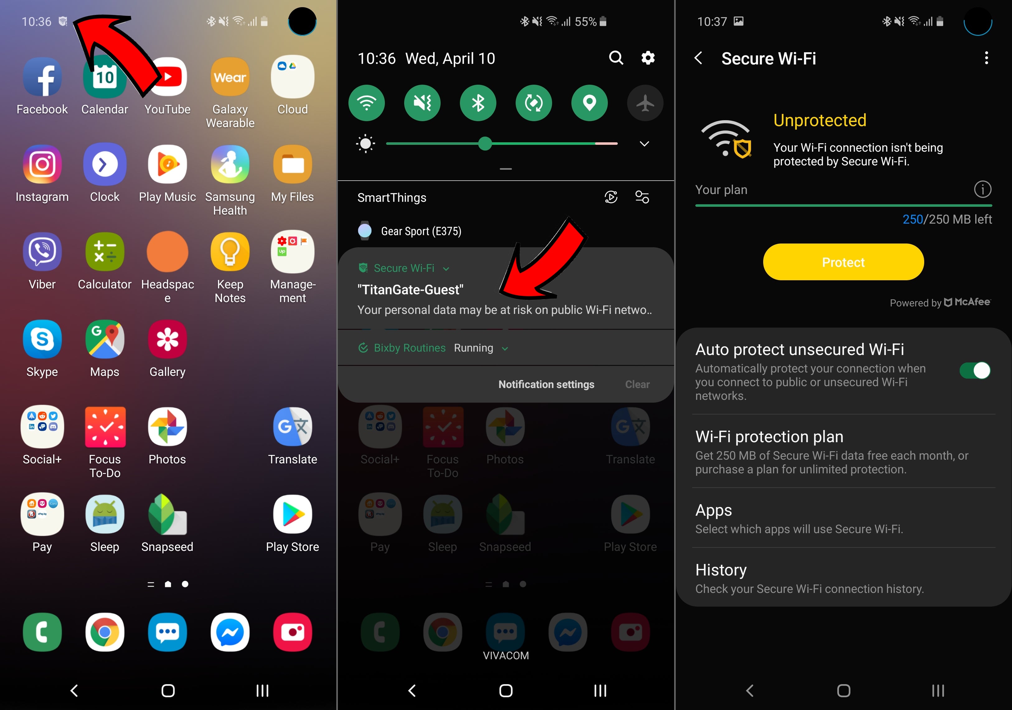 How to disable the annoying Secure Wi-Fi on the Samsung Galaxy S10