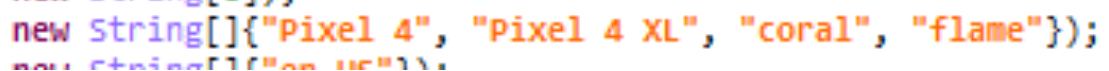 String of code found in the Google app beta reveals codenames for the Pixel 4 and Pixel 4 XL - Google continues to go fishing for the Pixel 4 and Pixel 4 XL codenames