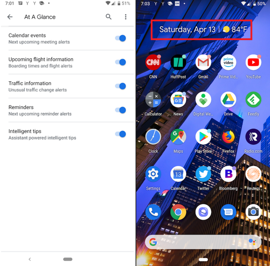 Two new features are coming to the Pixel&#039;s At A Glance widget - Popular Pixel widget will gain new capabilities