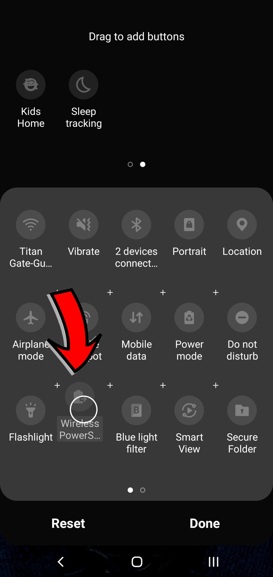 In case you don't have PowerShare in your shade, this is where to find it - How to charge other phones with your Samsung Galaxy S10
