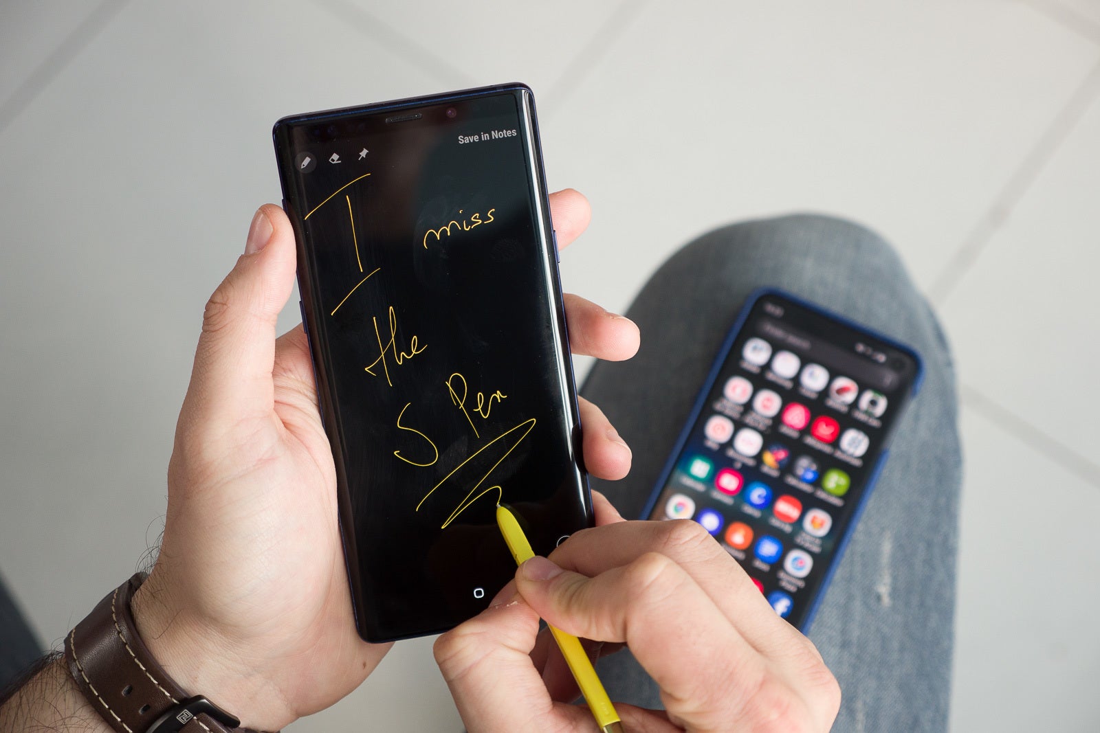 The S Pen was one of the things I missed on the S10e - This is the only major feature that the Galaxy Fold lacks