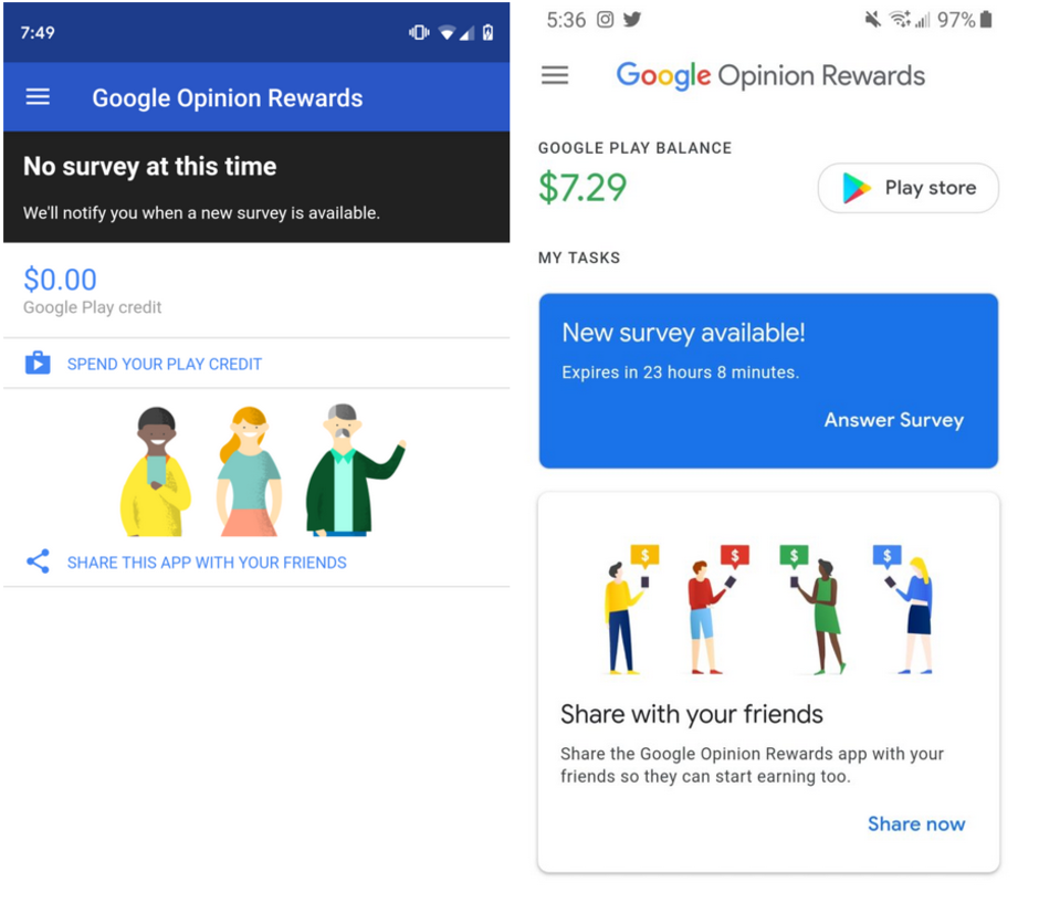 Google Opinion Rewards - Apps on Google Play