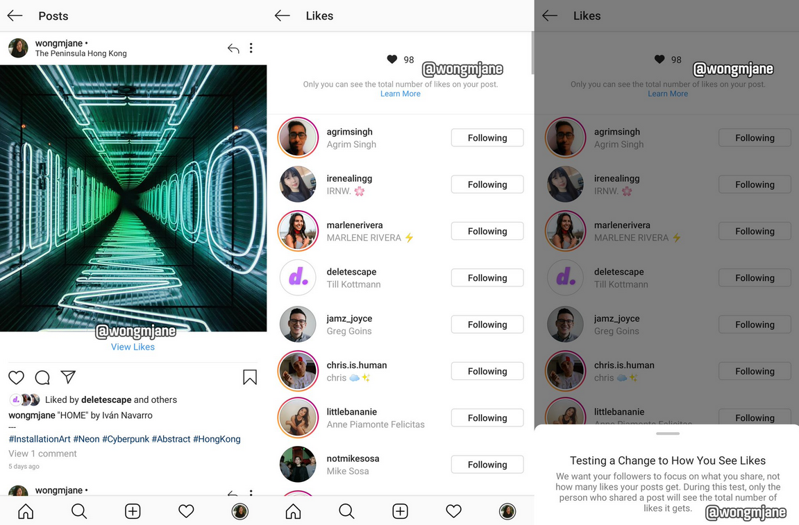 Instagram test hides Likes from everyone but the author of a post - Instagram test hides an important feature from most users