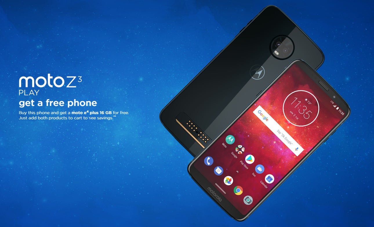 New Motorola promotional offer includes deals on Moto Z3 Play, Moto G6, G5S Plus, and other phones