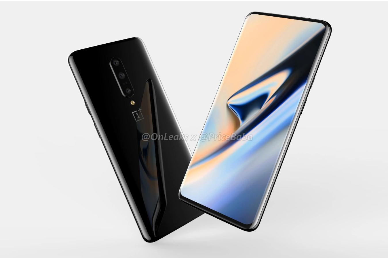 OnePlus 7 Pro CAD-based render - OnePlus 7 &amp; 7 Pro detailed extensively: storage, battery, cameras, colors, much more