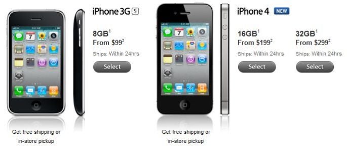 iPhone 4 is shipping "Within 24hrs"