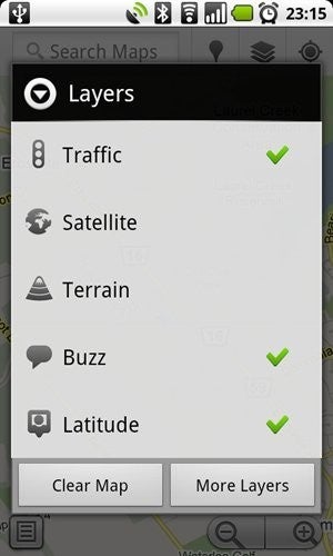 You can get your first taste of Gingerbread through Google Maps version 4.6
