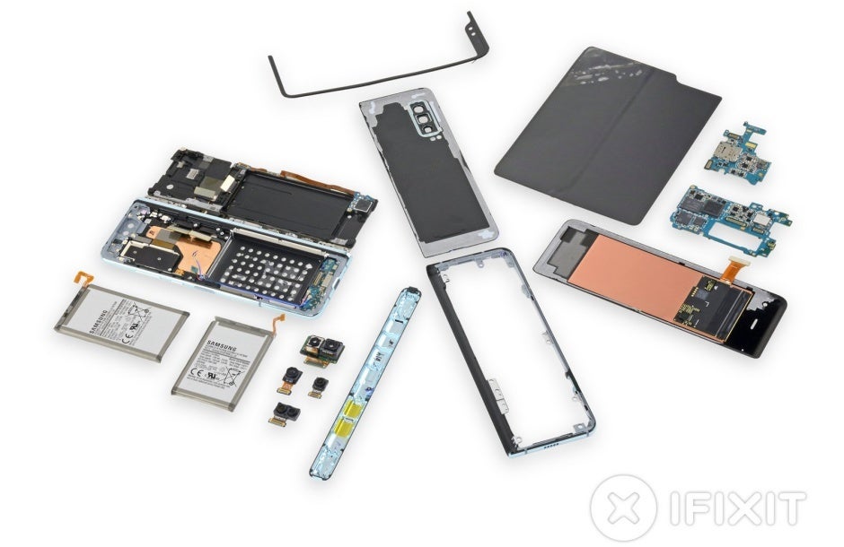 Such a complex design, so many early issues - Complete Samsung Galaxy Fold teardown reveals major design flaws (and a strong point)