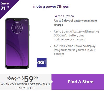 Metro by T-Mobile launches the Moto G7 Power starting at just $59