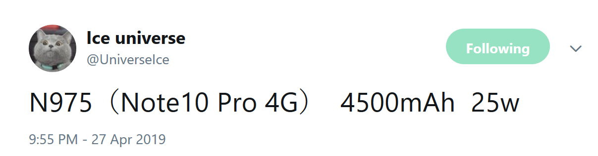 25W fast charging is tipped for the Galaxy Note 10 Pro - Expect long battery life for the 4G Samsung Galaxy Note 10 Pro