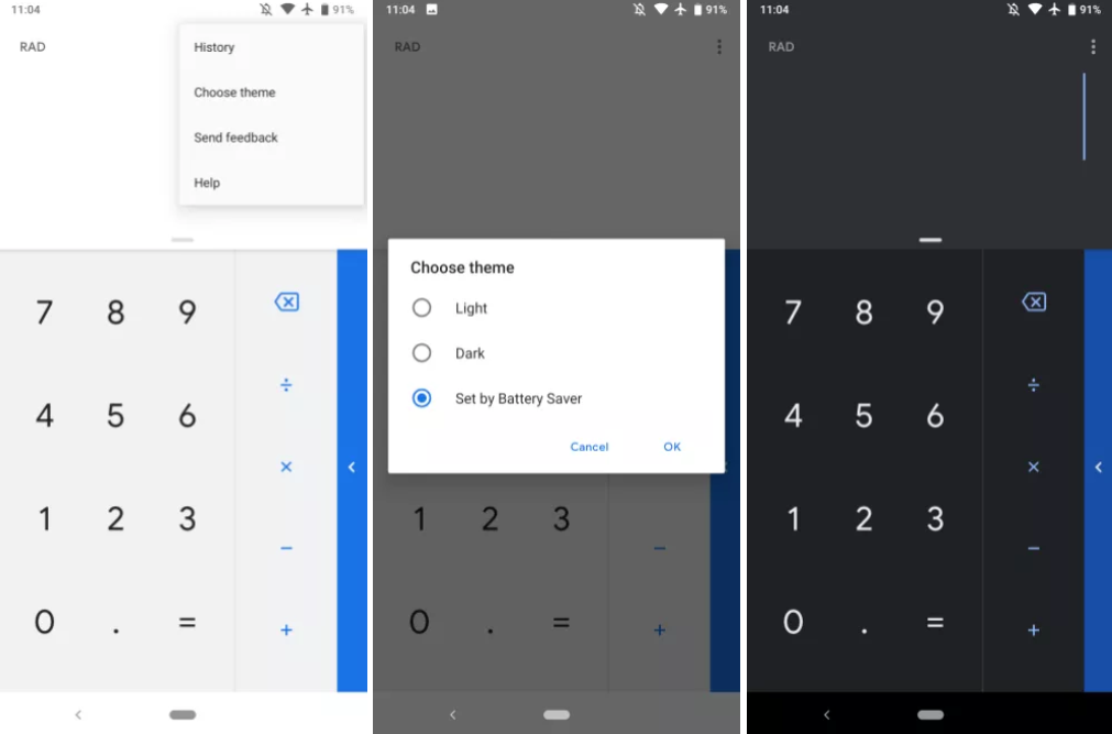 Dark mode comes to Google Calculator - Google adds Dark mode to an Android app that really needs it