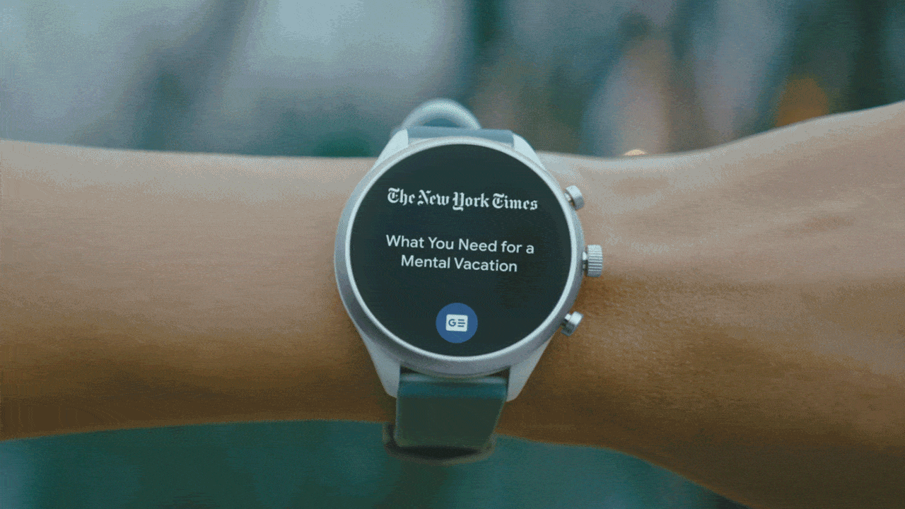 Google adds Tiles to Wear OS allowing you to swipe for useful information