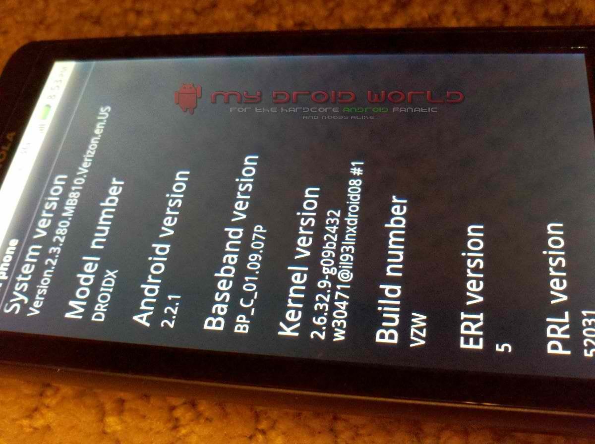 Android 2.2.1 update is coming to the Motorola DROID X? - Motorola DROID X is potentially getting an update to bring it to Android 2.2.1?