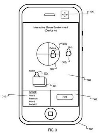 Another patent from Apple targets to make phone gaming a real world experience