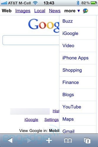 Google allows app searching in the iPhone
