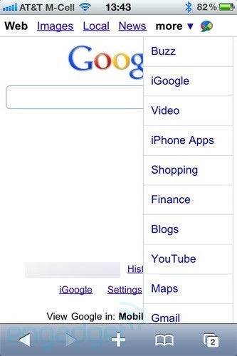 Google allows app searching in the iPhone