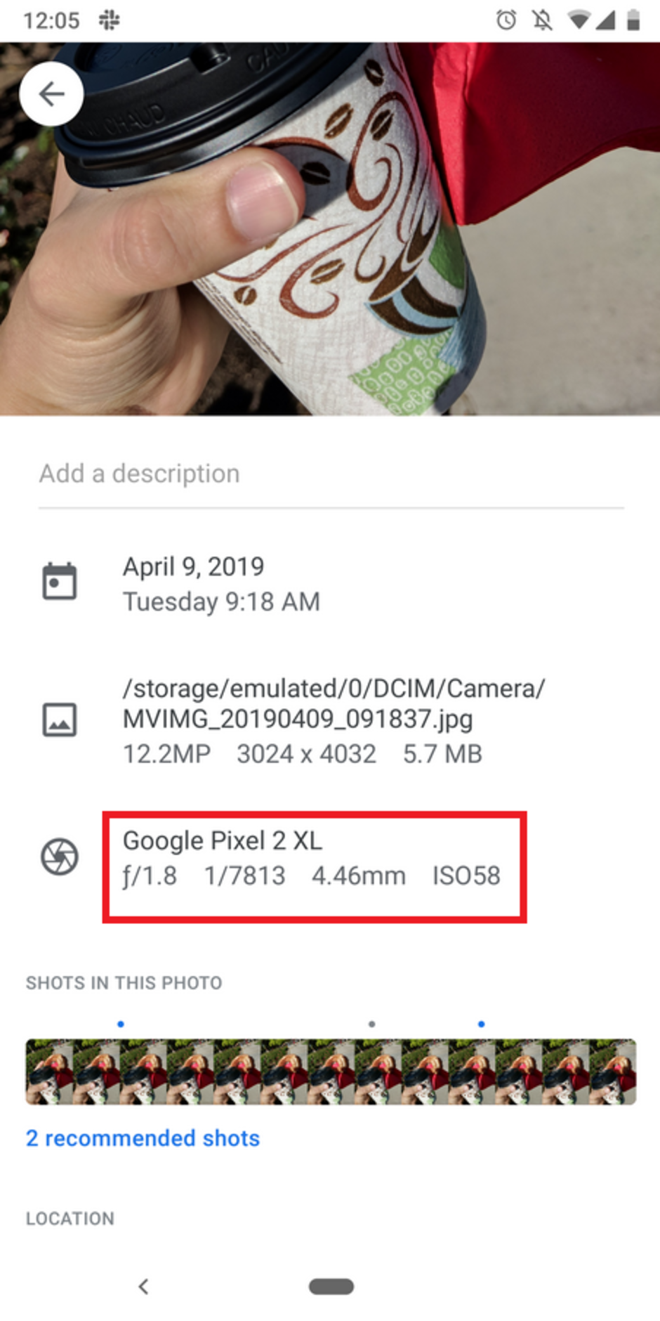 Top Shot appearing on a Pixel 2 XL - Popular AI camera feature on Pixel 3 will definitely not be coming to the Pixel 2