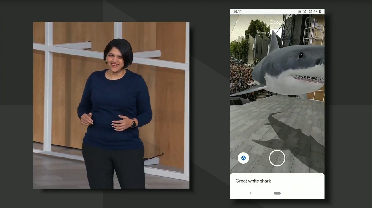 AR shark crashes the Keynote at Google I/O - This is why a shark crashed the Keynote at Google I/O this afternoon