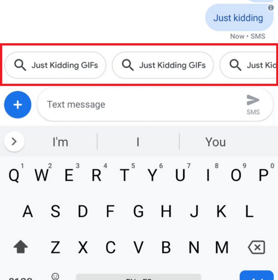 The Google Messages app now makes GIF recommendations - Feature added to Google&#039;s Messages app could save you some time