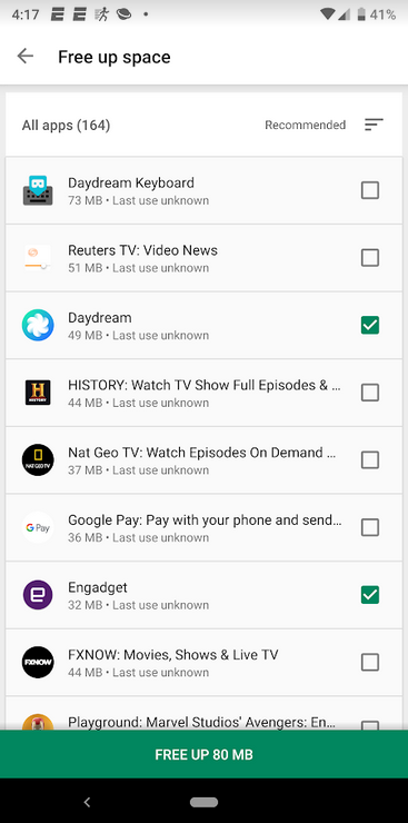 Using the Free up space page is the fastest way to see which Android apps you can uninstall - Here's the fastest way for Android users to find and uninstall apps they don't need