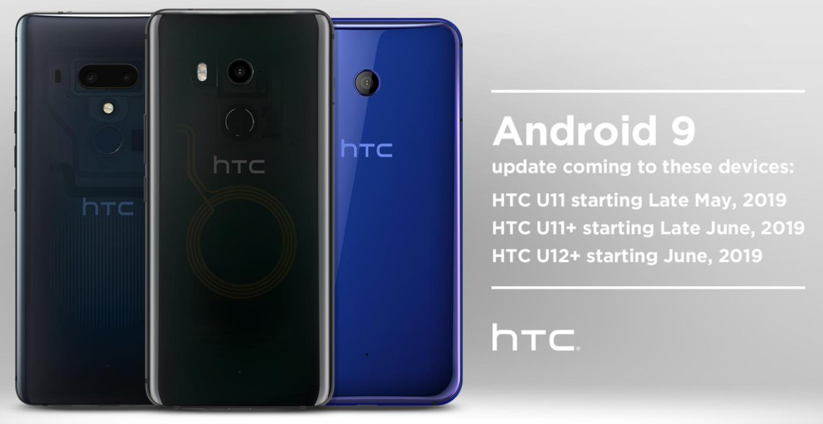 HTC announced when three recent models will be updated to Android 9 - HTC reveals when it will update three of its phones to Android 9 Pie