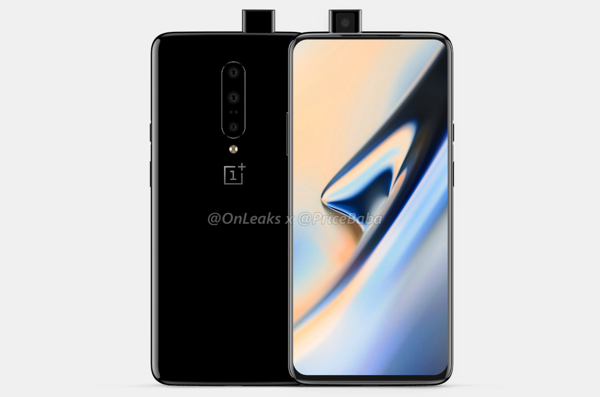 Render of the OnePlus 7 Pro - Huge leak of official cases for the OnePlus 7 and 7 Pro confirms major differences between the two