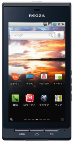 Toshiba announces the Regza T-01C Android smartphone