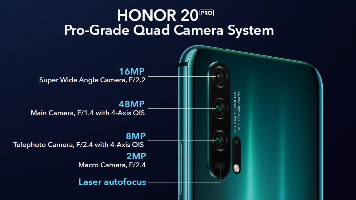 Honor 20 Pro lands with record lens aperture and &#039;holographic&#039; design