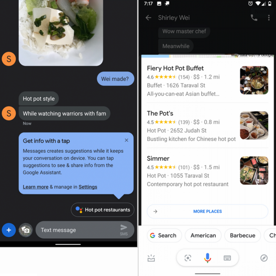 Google Assistant now makes suggestions in Google's Messages app - Update to Google's Messages app adds a very useful feature