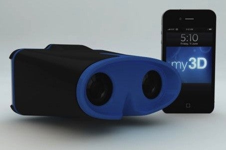 Hasbro&#039;s my3D will allow images on the Apple iPhone screen to be viewed in 3D - Hasbro introduces 3-D system for the Apple iPhone