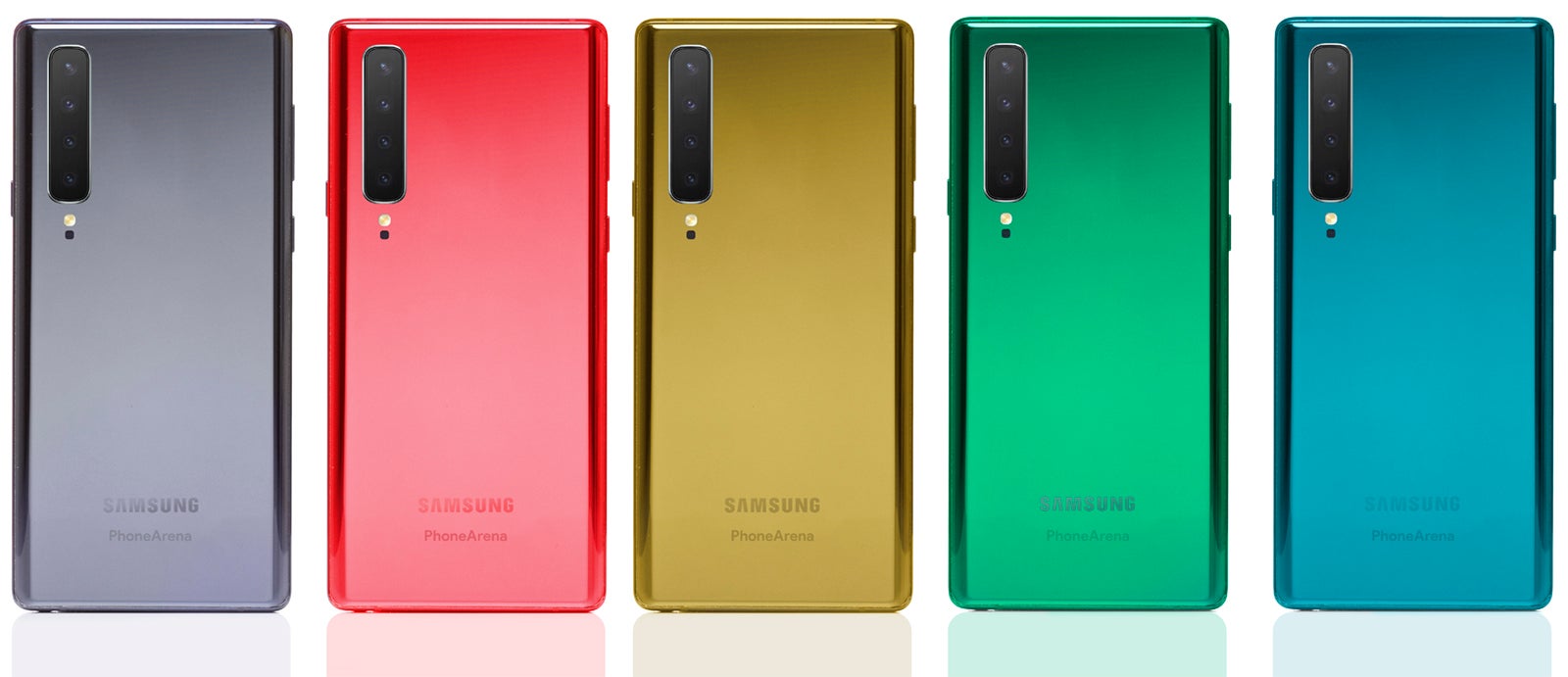 Samsung Galaxy Note 10's Red, Green Colour Variants Leaked, Galaxy