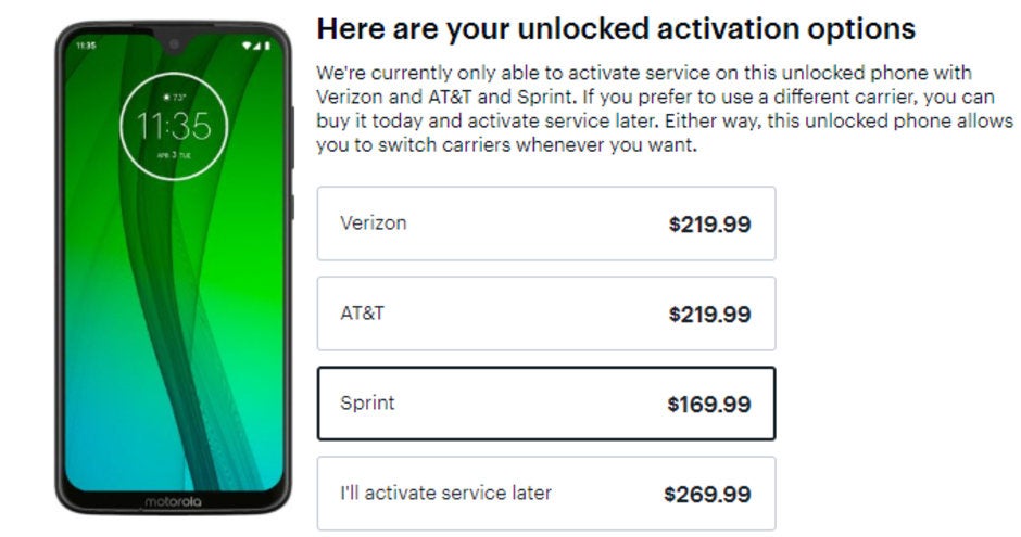 Motorola Moto G7 hits lowest price yet at Best Buy (Sprint, Verizon, and AT&amp;T only)