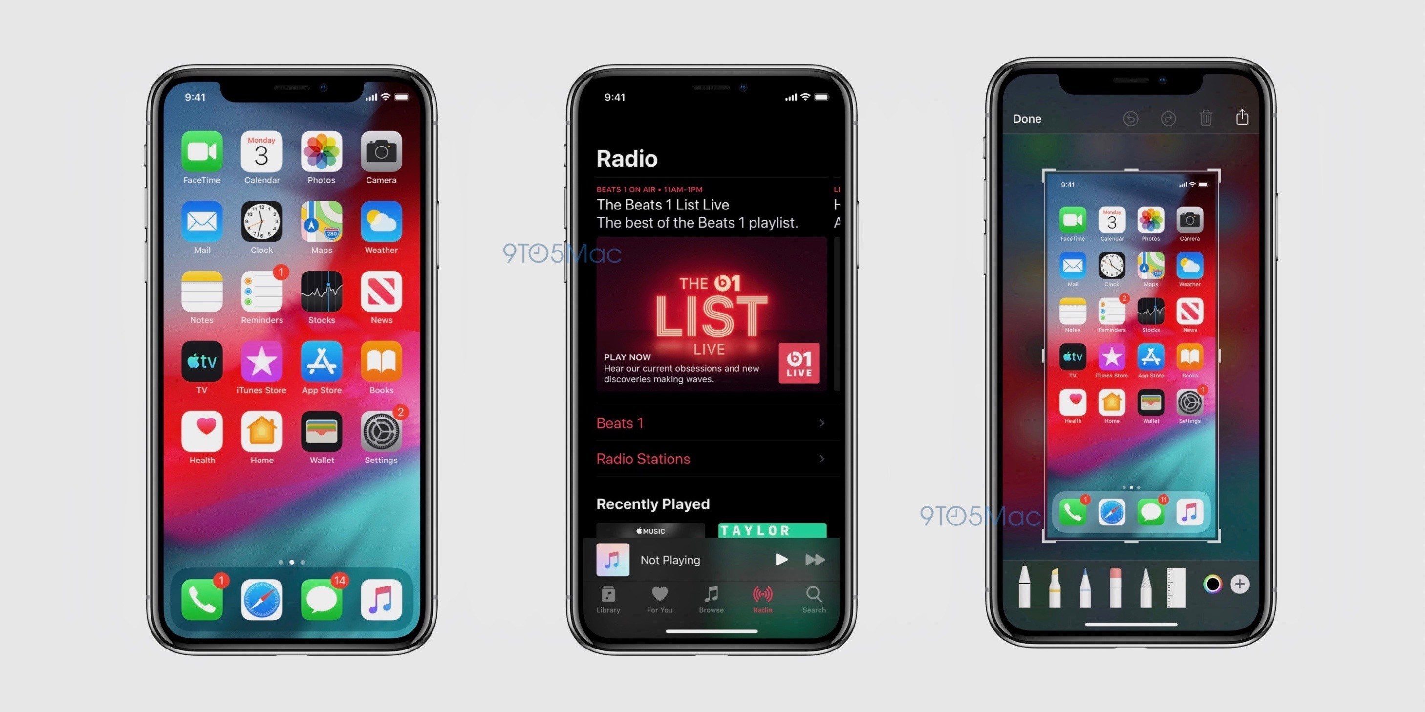 Leaked iOS 13 screenshots showcase Dark Mode, updated apps