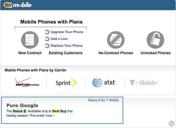 Google Nexus S briefly appeared on Best Buy's web site - Nexus S for T-Mobile briefly appeared on Best Buy's web site