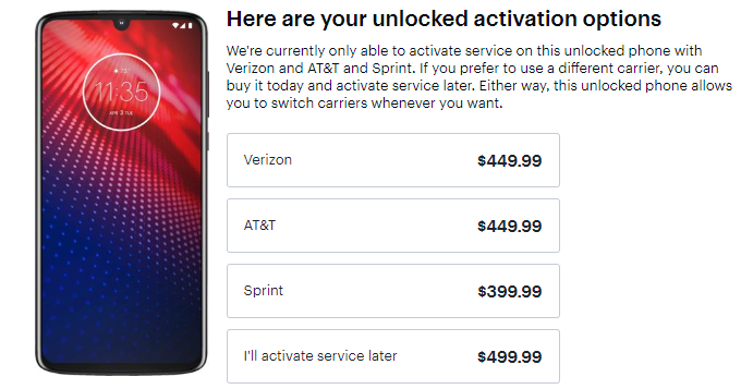 Motorola Moto Z4 Gets Early Price Cuts At Best Buy Phonearena