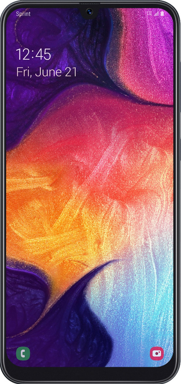 Render of the Sprint Samsung Galaxy A50; note the date - Samsung's hot mid-ranger just weeks away from U.S. launch
