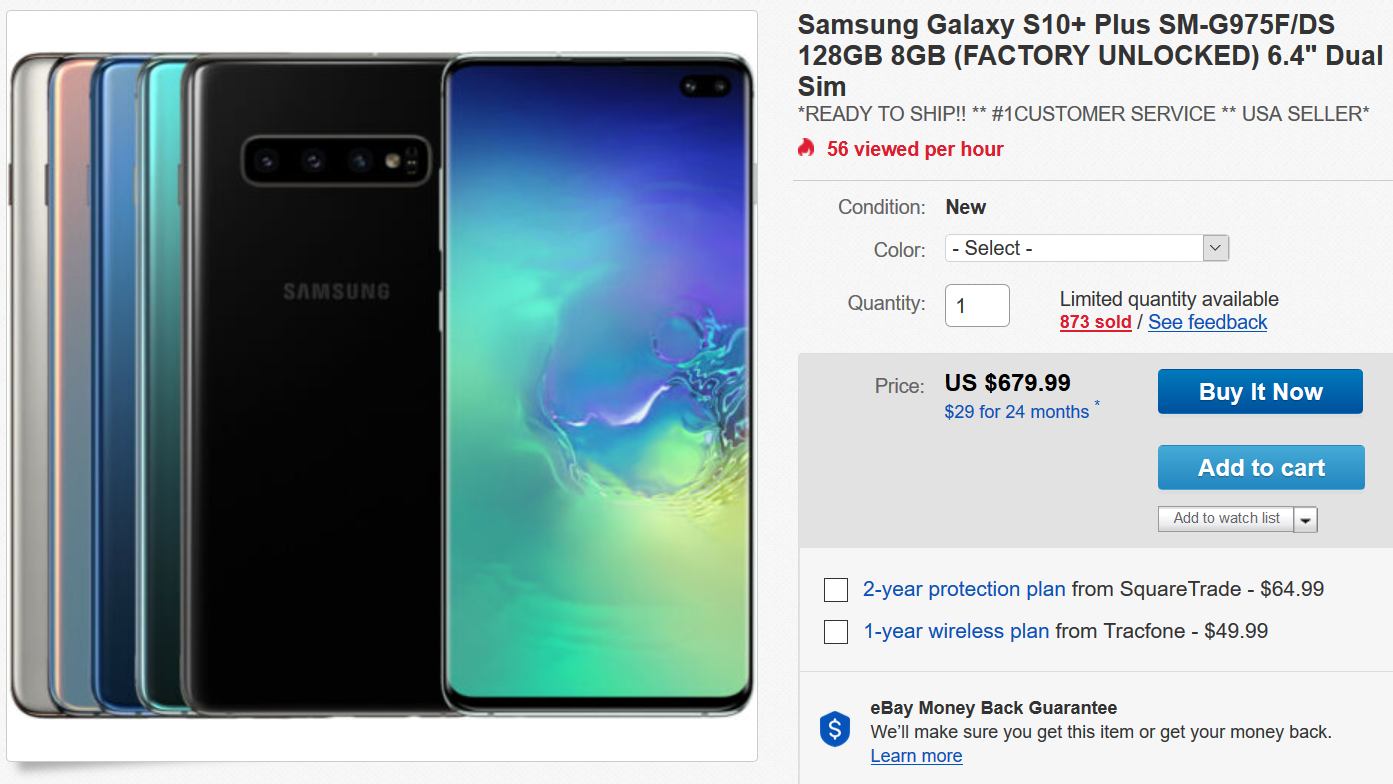 The international unlocked Samsung Galaxy S10+ is only $680 on eBay - Insane eBay deal for an unlocked Samsung Galaxy S10+ variant will save you big bucks